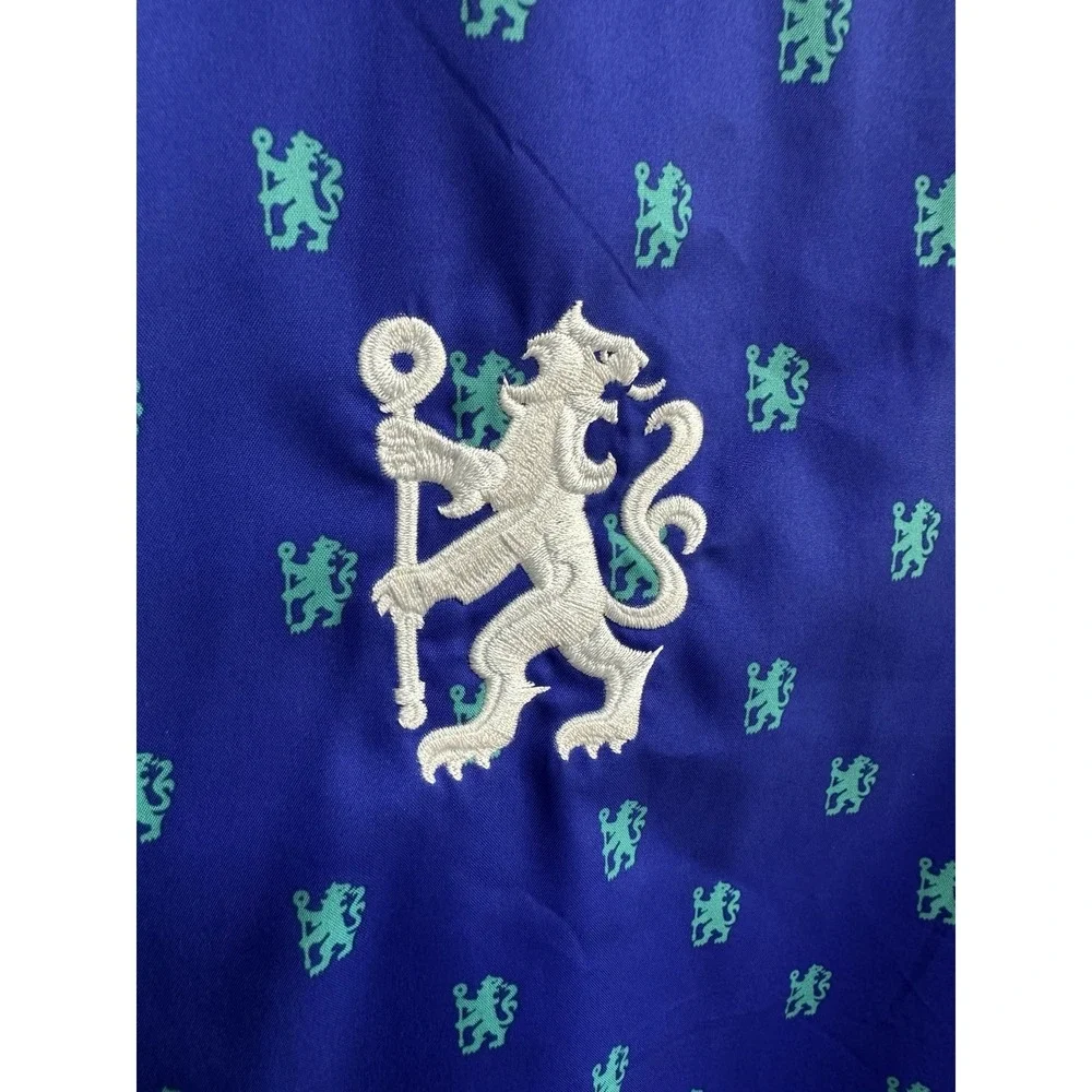 RARE Adidas Chelsea Soccer Windbreaker‎ Lined Hoodie Jacket / Men's Medium